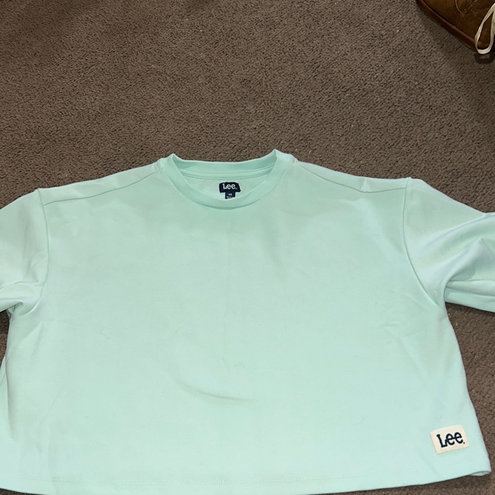 teal lee xs crop top